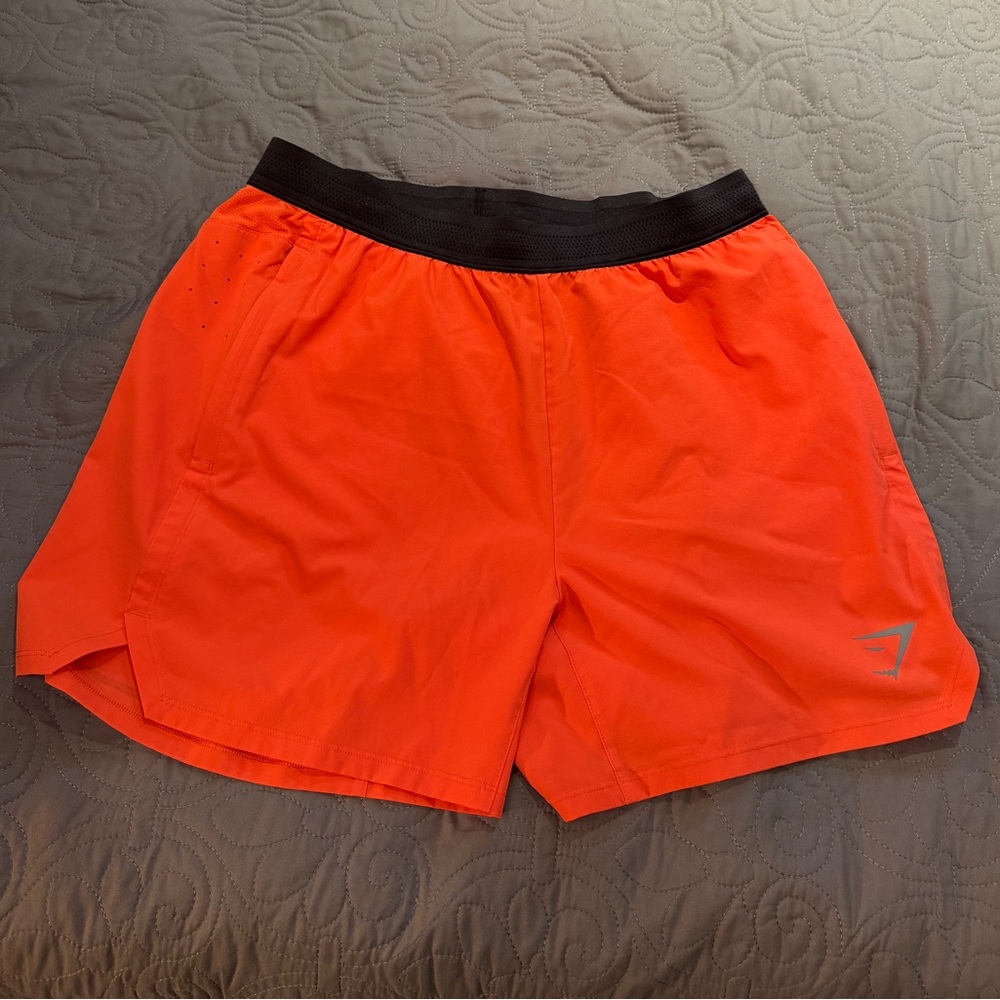 Gymshark Speed 5" Shorts - Wannabe Orange
